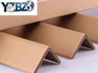Protecteur d'angle en papier kraft recyclable 50-100 mm anti-écrasement pour la protection des bords des palettes d'entrepôt
