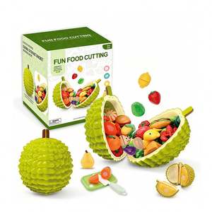 Play <b>Kitchen</b> Toy Food Set <b>Plastic</b> 12+ Years Kids Pretend Cooking Cutting Fruit Vegetable Role Play Educational Learning Activity - Product Image 1