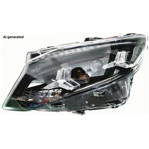 ไฟหน้าคุณภาพสูง 12V 60W สำหรับ Mercedes-Benz Vito อัพเกรดสไตล์ V260 แบบ Tri-<span class=keywords><strong>Star</strong></span> LED พร้อมไฟวิ่งกลางวันแบบไดนามิก Meteor-Rain - Product Image 1