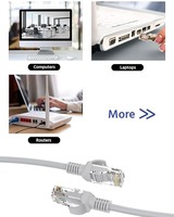Cable de Red Cat5E RJ45 Gigabit Ethernet UTP FTP SFTP de 4 Pares, Precio al por Mayor, 1m 2m 3m 5m 10m 20m