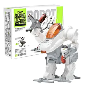 Hete Verkopende Stam Science Assemblage Elektrische Robot Set Mecha Warrior Speelgoedkits