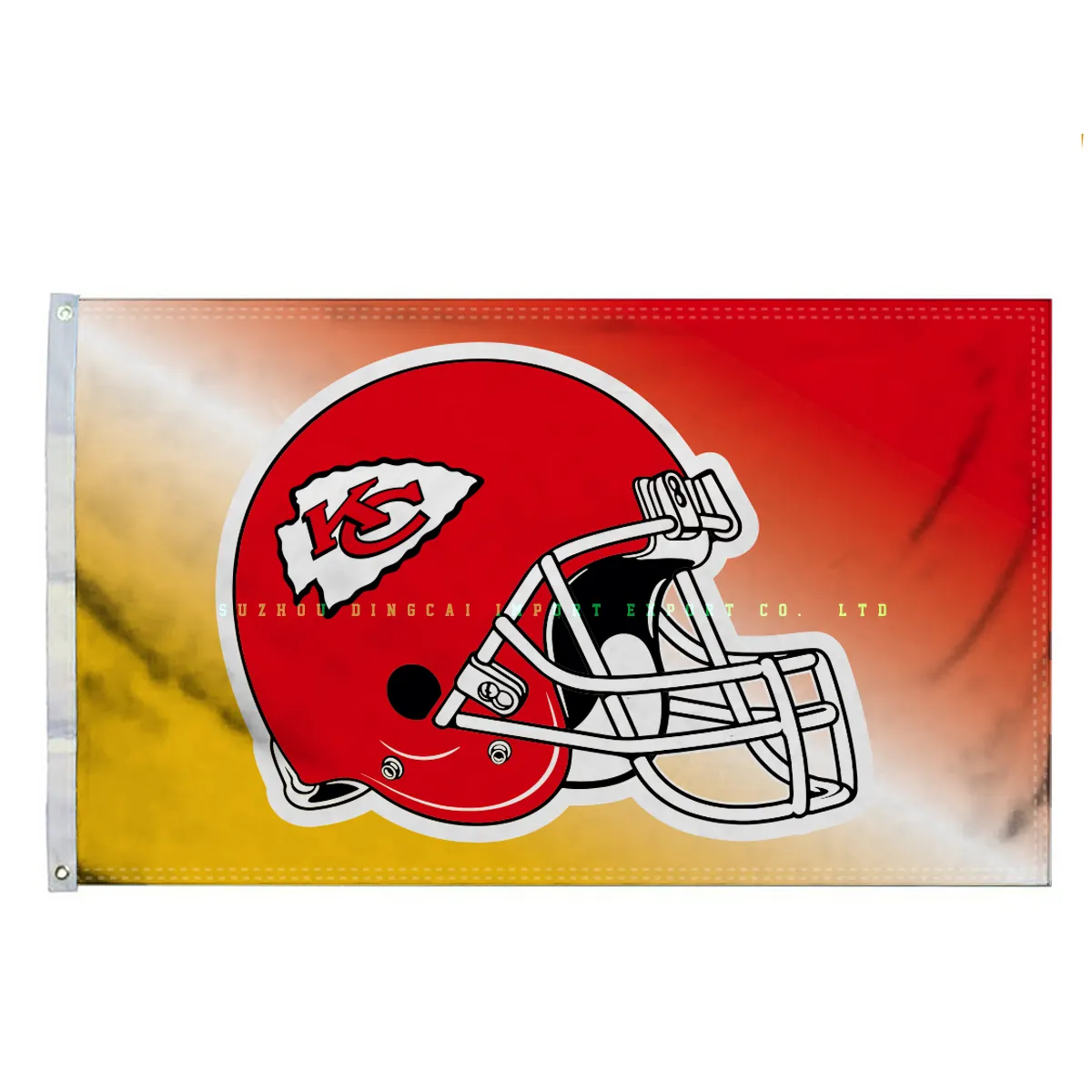 Venta al por mayor America Football Banners 3x5 ft Poliéster Publicidad Kansas City Chiefs Banner Championship Banner