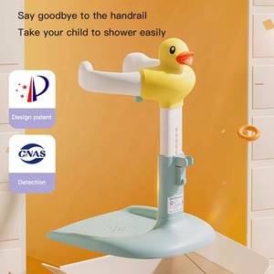 Support de douche pliable en forme de canard portable pour bébé avec cadre de sécurité, support de <span class=keywords><strong>bain</strong></span> antidérapant pour bébé - Product Image 2