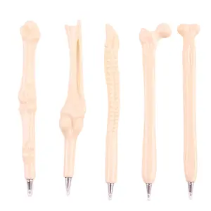 Neuartige und eigenartige Modellierung Werbe geschenk Stift Knochen Modellierung Schädel Knochen Stift unregelmäßige Form Kugelschreiber für Kinder