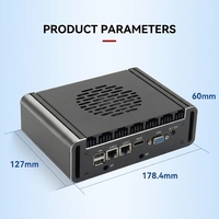 Nuevo Mini PC Industrial N100 N150 I7 4500 Hexa Core con WiFi 6.0 y BT5.2 GDDR5 4GB Win11 Pro Portátil 16GB DDR4 y 256GB SSD