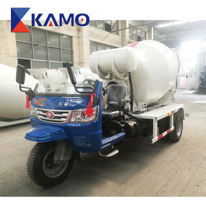 Truk Trailer efisiensi operasi tinggi Mixer beton memuat sendiri truk pengaduk beton semen pemuatan sendiri - Product Image 5