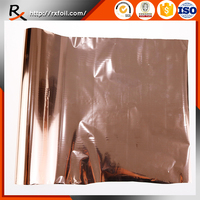 Prix usine PET cuivre transfert de chaleur estampage à chaud feuille métallique pour Textile tissu cuir papier forme générique 2031 feuille rouleau