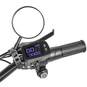 Bicyclette électrique pliable en acier à haute teneur en carbone, équipement électronique sans balais 250W-350D, batterie intégrée, 14 pouces, entrepôt européen - Product Image 4