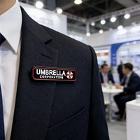 Épinglette en émail Umbrella Corporation, épinglette à revers avec logo Resident Evil