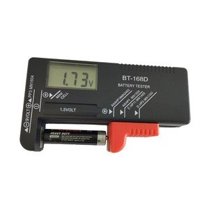 BT-168D Digital Battery <b>Tester</b> 9V/1.5V/AA/AAA Battery Capacity <b>Tester</b> Button Cell <b>Volt</b> Checker Universal Battery <b>Tester</b> BT-168 - Product Image 3