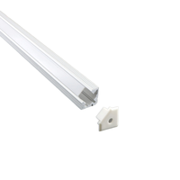 Luxing Produit phare Fourniture d'usine Boîtier pour bande LED en alliage d'aluminium 6063 à montage en surface avec diffuseur PC, embouts décoratifs et éléments de découpe