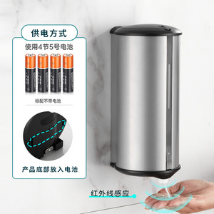 Morton Nhấn Loại Thép Không Gỉ Thân Thiện Với Môi Nhà Treo Tường Tay Khử Trùng Xà Phòng - Product Image 2