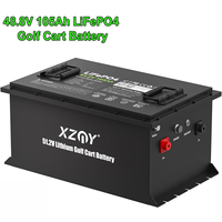 Baterai Lithium LiFePO4 48V 105Ah untuk Golf Cart dengan BMS Pintar, Proteksi IP65, dan Remote Control untuk Kendaraan Listrik