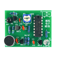 Kit de bougie électronique de simulation DIY, module de circuit de contrôle par soufflage, formation à la soudure CD4013 pour l'apprentissage électronique