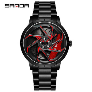 Reloj Deportivo SANDA 6008 para Hombre, Reloj de Pulsera Casual, LED Digital de Cuarzo con Doble Pantalla, Resistente al Agua - Product Image 5