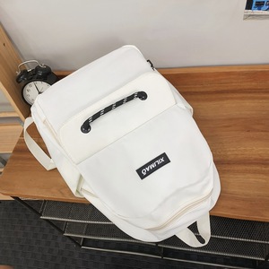 XILIMAO Solid Color <b>Backpack</b> White Computer Interlayer Shoulder Strap School Education Women's <b>Backpacks</b> - Product Image 2