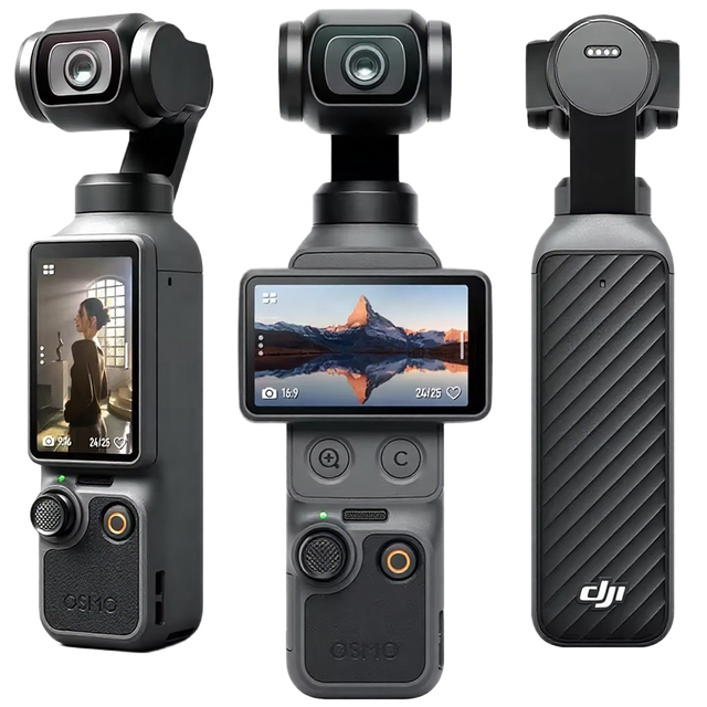 New D j I Osmo Pocket 4 10Bit D Log 14 Stops Dynamic Range CMOS 4K Ultra Compact Stabilized Camera 2.0" Screen for Vlog Travel