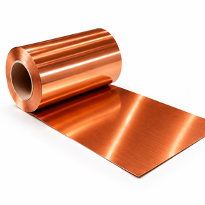 Feuille de cuivre de haute qualité M1E, laminée à froid, fine, en rouleau, pour composants de batterie, avec service de découpe disponible dès maintenant - Product Image 1