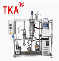 Equipo de Destilación Molecular de Alto Vacío con Condensador de Dos Etapas, Alimentación Continua y Estructura Horizontal para Aceites Esenciales