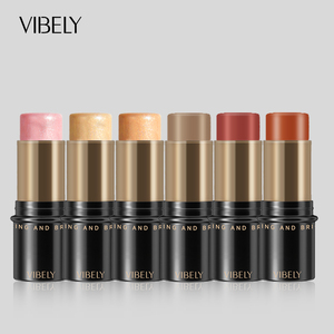 Makeup Lightweight Glitter Highlighter Contour Cruelty Free Lip Cheek Vegan Waterproof Blusher Creamy Blush Stick - Product Image 1
