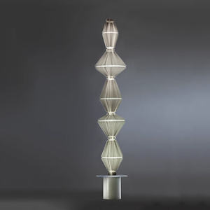 โคมไฟตั้งพื้นสำหรับตกแต่งกระโปรงขึ้นลงใต้พื้นแบบยืดออกได้โคมไฟดอกไม้ด้านหลัง - Product Image 1