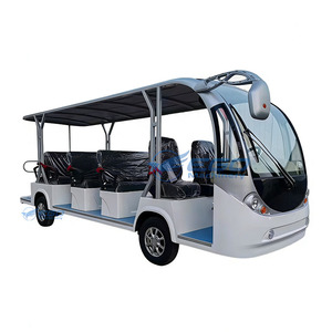 Minibús Eléctrico de 14 Plazas de Buena Calidad, Asientos Personalizados, Alimentado por Batería, para Recorridos Turísticos Urbanos, Transporte Especial - Product Image 1