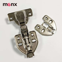 Charnière à fermeture amortie réglable à deux niveaux, hydraulique, antirouille, en acier laminé à froid, pour armoire de cuisine et salle de bain – Vente chaude