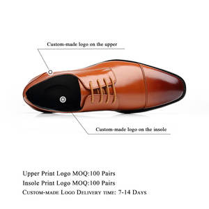 Chaussures habillées pour hommes en cuir noir et marron, taille 37-48, bout carré, style derby, chaussures de cérémonie, chaussures de mariage, 706-1 - Product Image 3