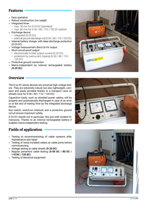 Sonel S-80 Probador de Aislamiento de Alto Voltaje Portátil con Descarga Automática, Medición Directa de HV, Temporizador, Protección contra Sobrecorriente, 1 Año de Garantía - Product Image 3