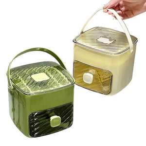 Boîte à glaçons portable grande capacité pour réfrigérateur domestique, moule à glace manuel en plastique PP pour blocs de glace pressés - Product Image 1