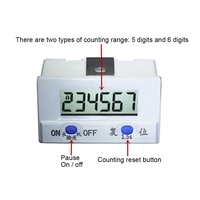 Compteur numérique électronique intelligent Taidacent, affichage numérique, capteur de rotation magnétique, compteur à 6 chiffres, comptage industriel
