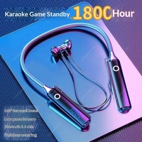 Auriculares de Banda para el Cuello 5.4 con Pantalla Digital, Resistentes al Agua IPX4, de Gel de Silicona para OPPO/VIVO, Diseño Deportivo Popular entre Influencers