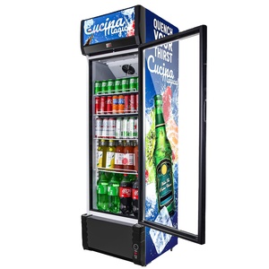 Refrigeradores Exhibidores para Supermercados de 288L, Refrigerador Comercial para Bebidas, Cerveza, Vegetales y Frutas - Product Image 4