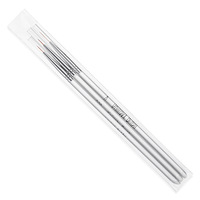 Misscheering 3 pièces/ensemble cristal clair Nail Art Liner peinture fleur acrylique UV Gel Extension constructeur brosse manucure dessin outils
