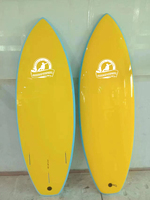 Planche de surf super durable pour débutants avec moule haute densité en mousse EPS HDPE Soft Top Slick HDPE Bottom EVA Material for Ocean Waters