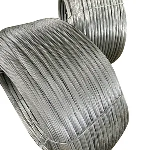 Alambre de acero de resorte de alto carbono de 1,5mm Alambre de acero galvanizado de alta tensión Alambre de acero de bajo carbono