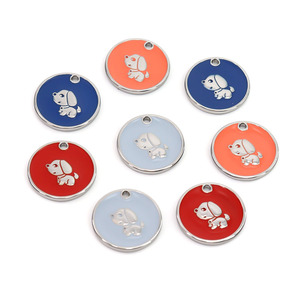 Pet Tên ID QR mã Tên Dog Tag biểu tượng tùy chỉnh thăng hoa kim loại cho khắc vòng cổ Dog thẻ kim loại vòng hình dạng Hợp kim kẽm - Product Image 2