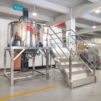 Machine de fabrication de nettoyants pour le visage GTOP, mélangeur de dispersion pour détergents liquides/shampoings, mélangeur homogénéisateur d'émulsions pour hydratants et crèmes