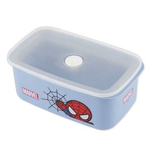 Kids Bento <strong>Lunch</strong> <strong>Box</strong> Cute Cartoon Superhero Plastic Leak Proof Food Storage Container Food Grade BPA Free for School Children - Product Image 1
