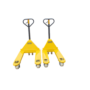 Chariot à palettes manuel tout-terrain de 1 tonne, robuste, grande capacité, roues en nylon PU, personnalisé, portable - Product Image 3