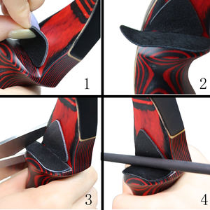 Alta calidad Old Mountain Little Hawk 42 "arco recurvo de madera tiro con arco tradicional niños arco y flecha - Product Image 2