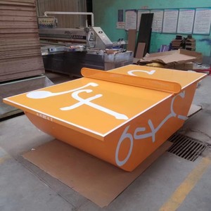 Excelente mesa de ping pong con forma de bote para exteriores, resistente a la intemperie, para comunidades residenciales, de China - Product Image 2
