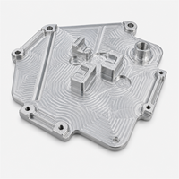Composants d'équipement d'automatisation : Cadre de montage de plaque de base de robot en aluminium argenté usiné CNC de précision, personnalisé OEM