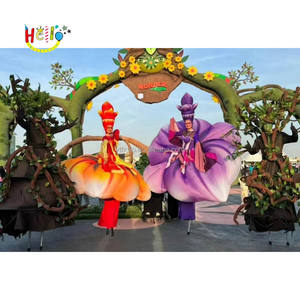 Kostum Tiup Kustom Dunia Dongeng Pertunjukan Gaun Bunga Tiup - Product Image 2