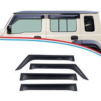 Pare-soleil de porte de voiture Pare-vent élargi et épaissi Déflecteur de vent tous temps TXR Visières de fenêtre pour SUZUKI JIMNY 2023-