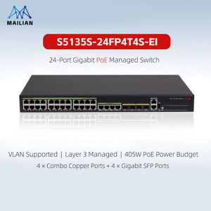Commutateur d'accès Gigabit amélioré GH3C série S5135 entièrement géré, 16 à 48 ports, option PoE, empilable pour les réseaux d'entreprise - Product Image 4