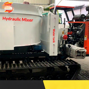 Camion malaxeur à béton mobile Hengtuo à bouche plate avec moteur et pompe, productivité de 13 m³/h - Product Image 1