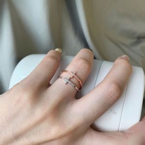 Dylam S925 Cross <b>Adjustable</b> <b>Ring</b> Classic <b>Sterling</b> <b>Silver</b> Dainty <b>Rings</b> Pave Sideways Quality Personalized Cross <b>Ring</b> - Product Image 3