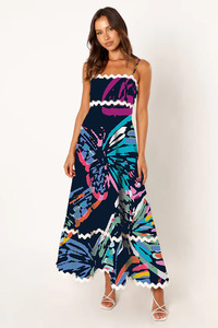 Envío Aéreo Rápido, Elegante Vestido Largo sin Mangas con Tirantes Finos, Novedades 2024, Vestido Largo Estampado - Product Image 4