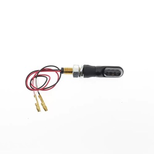 Clignotant LED universel modifié pour moto E Mark, 10 lentilles, 12V DC, ambre fumé, style rétro - Product Image 3
